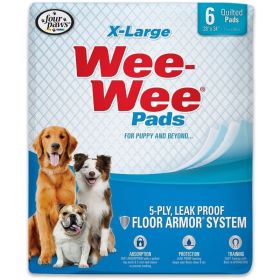 Four Paws X Large Wee Wee Pads 28" x 34" - 6 count