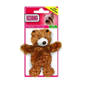 KONG Plush Teddy Bear Dog Toy - X Small - 3.5"