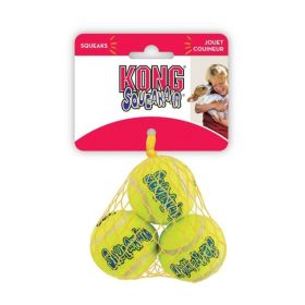 KONG Air KONG Squeakers Tennis Balls - X Small 3 count