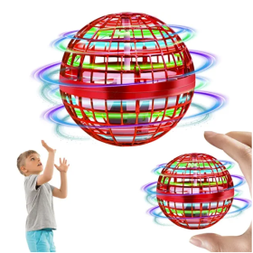 Flying Ball Toys; Hover Orb; 2022 Magic Controller Mini Drone; Boomerang Spinner 360 Rotating Spinning UFO Safe for Kids Adults