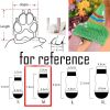 4 Pcs Red Panda Knitted Dogs Socks Cat Socks Cute Pet Socks Dog Paw Protection for Puppy Indoor Wear