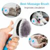 Cat Grooming Brush; Self Cleaning Slicker Brushes for Dogs Cats Pet Grooming Brush Tool Gently Removes Loose Undercoat; pet grooming