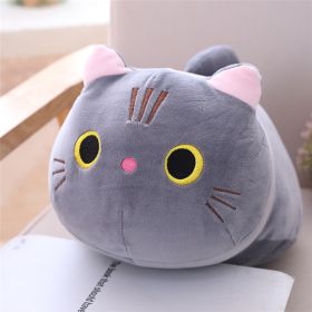 Cute Fat Cat Plush Doll Soft Cute Cat Rag Doll Doll (Option: Grey-100cm)