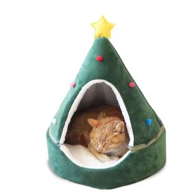 Christmas tree cat litter (Option: Star models-43X43X50cm)