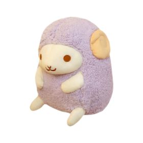 Cute Sitting Little Sheep Doll Plush Toy (Option: Purple-30cm)