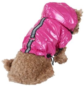 Reflecta-Sport Adjustable Reflective Weather-Proof Pet Rainbreaker Jacket (size: medium)