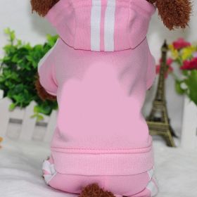 Pet four-legged clothes (Color: pink)