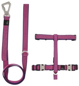 Pet Life 'Escapade' Outdoor Series 2-in-1 Convertible Dog Leash and Harness (Color: pink)