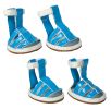 Buckle-Supportive Pvc Waterproof Pet Sandals Shoes - Set Of 4