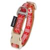 Touchdog 'Funny Bun' Tough Stitched Embroidered Collar and Leash