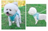 Soft and Warm Dog Harness and Leash Set - Winter Plush Dog Vest Harness with Reflective Bands