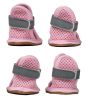 Sporty-Supportive Mesh Pet Sandals Shoes - Set Of 4